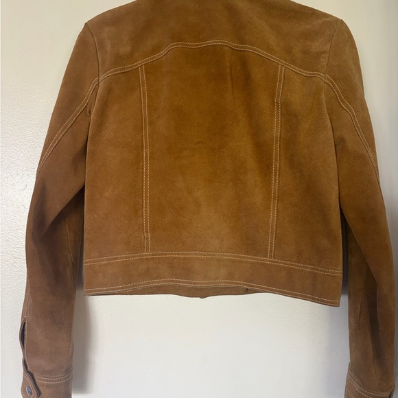 Free People Brown Suede Jacket - Picture 3 of 5